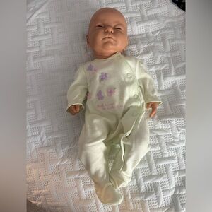 Vintage Newborn Baby Berjusa Doll 19” Tall Spain